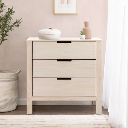 Colby 3-Drawer Dresser in Washed Natural.